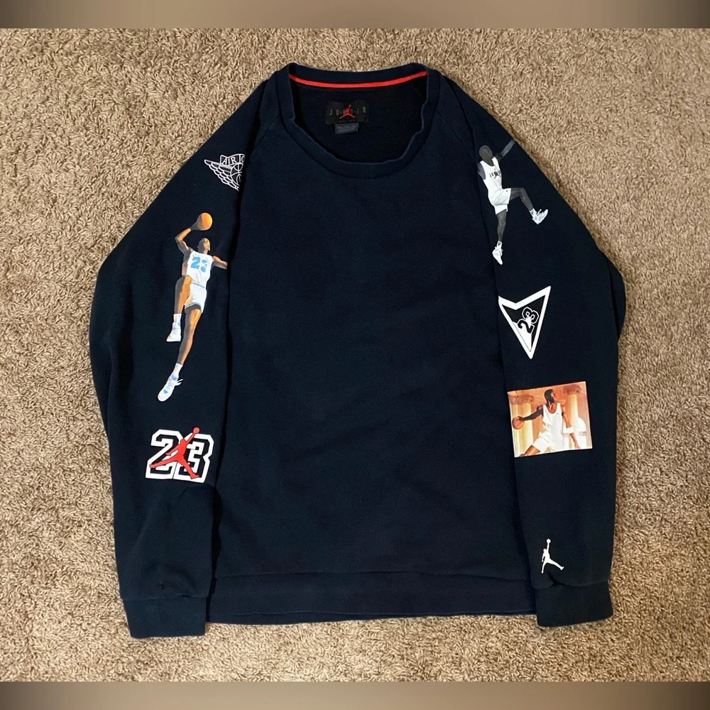 Air Jordan Long Sleeve Shirt 2XL.